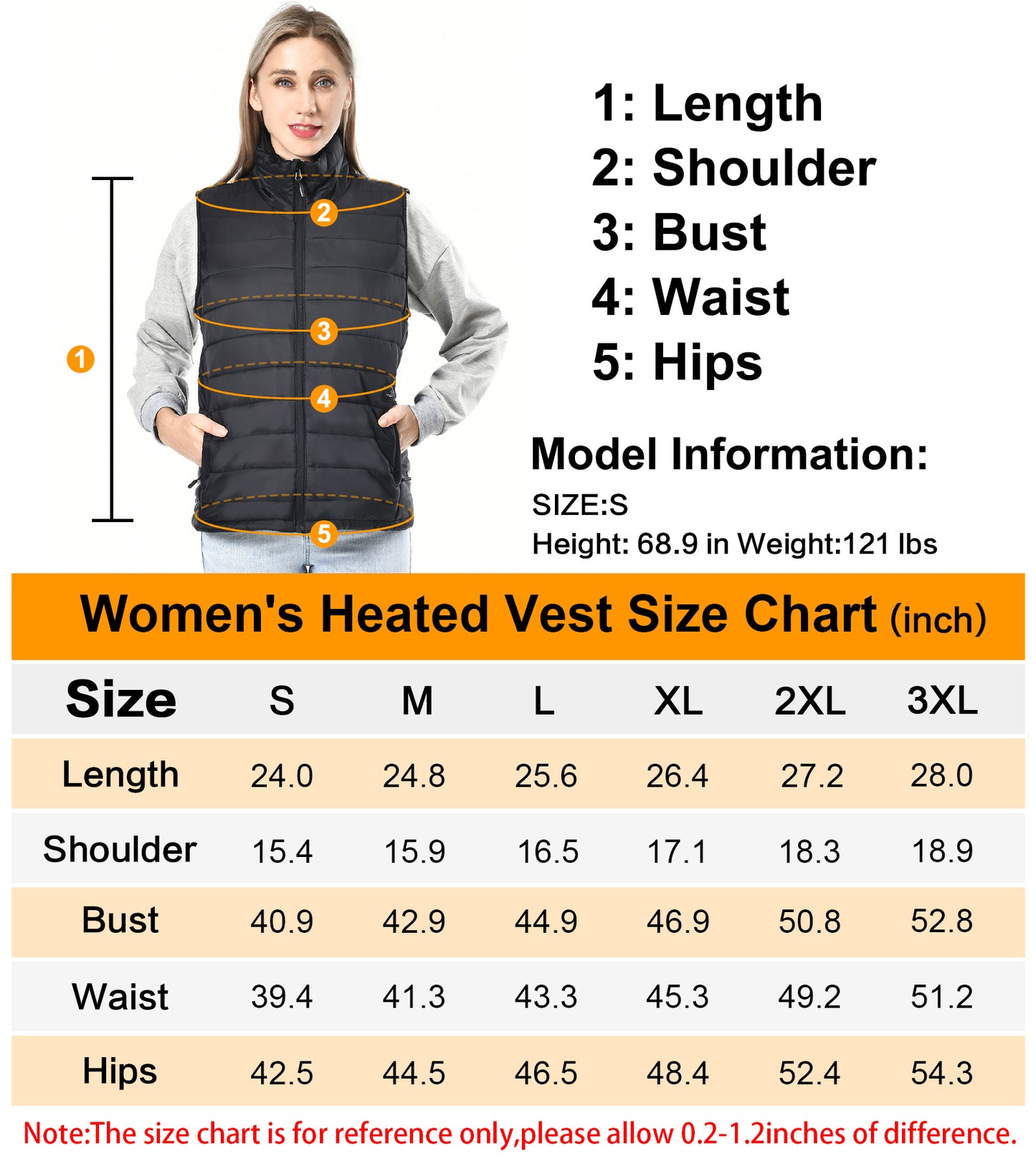 2022 uupalee Nylon Heated Vest for Women with Battery Pack